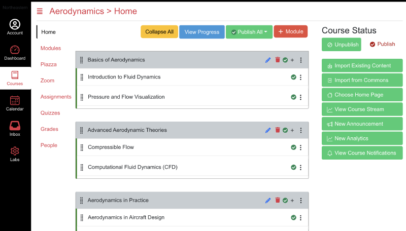Kanbas Web Application